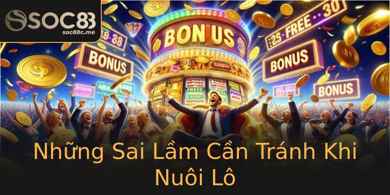 Những Sai Lầm Cần Tránh Khi Nuôi Lô Những Sai Lầm Cần Tránh Khi Nuôi Lô